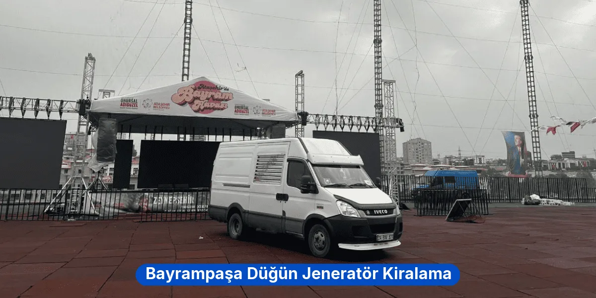 Bayrampaşa Düğün Jeneratör Kiralama