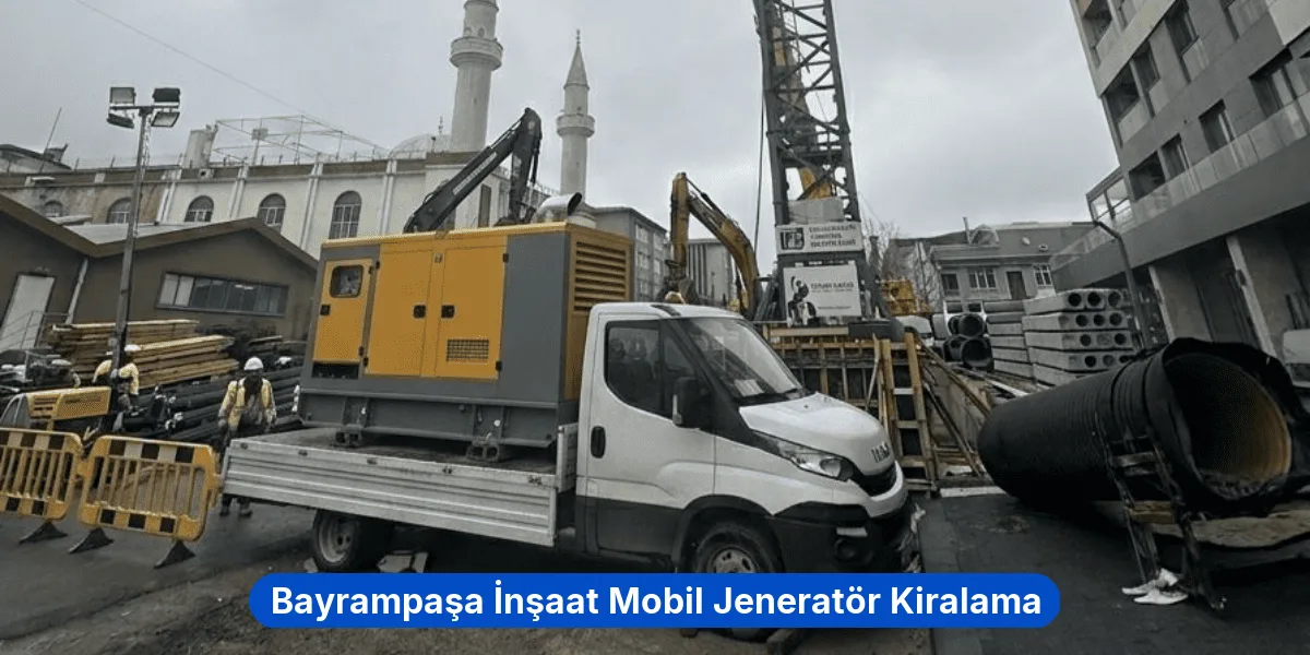 Bayrampaşa İnşaat Mobil Jeneratör Kiralama